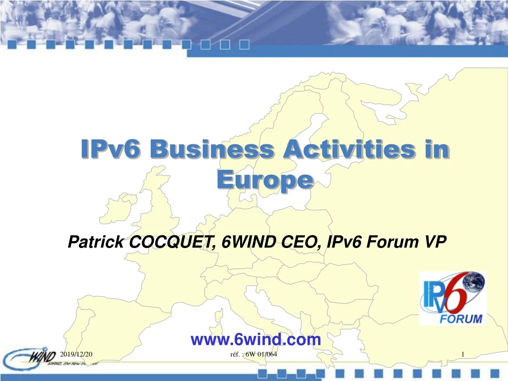 ipv6 business activities in europe