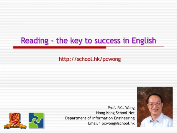 Reading - the key to success in English