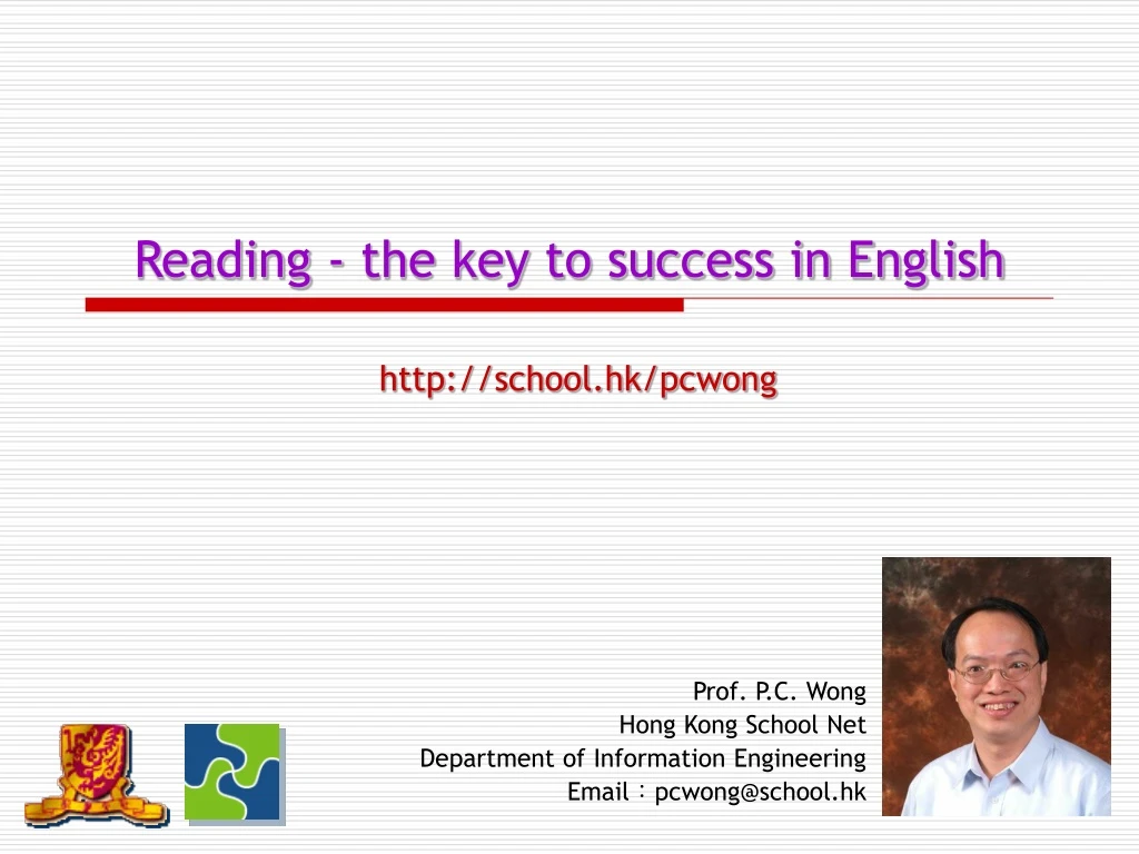 reading the key to success in english