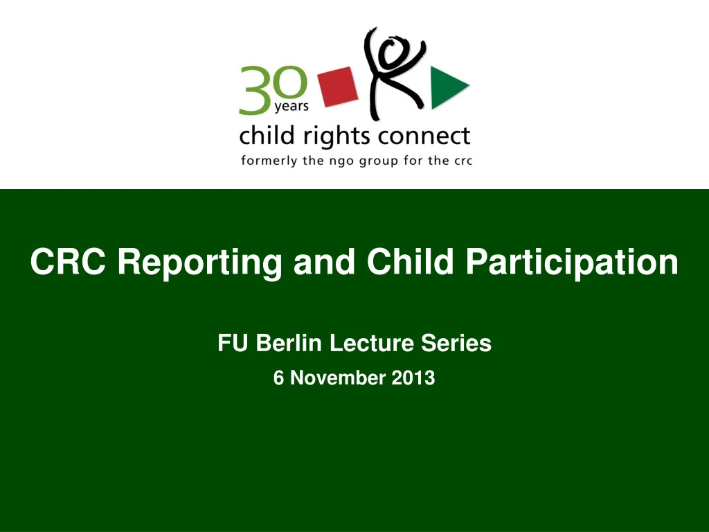 crc reporting and child participation fu berlin