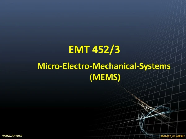 EMT 452/3