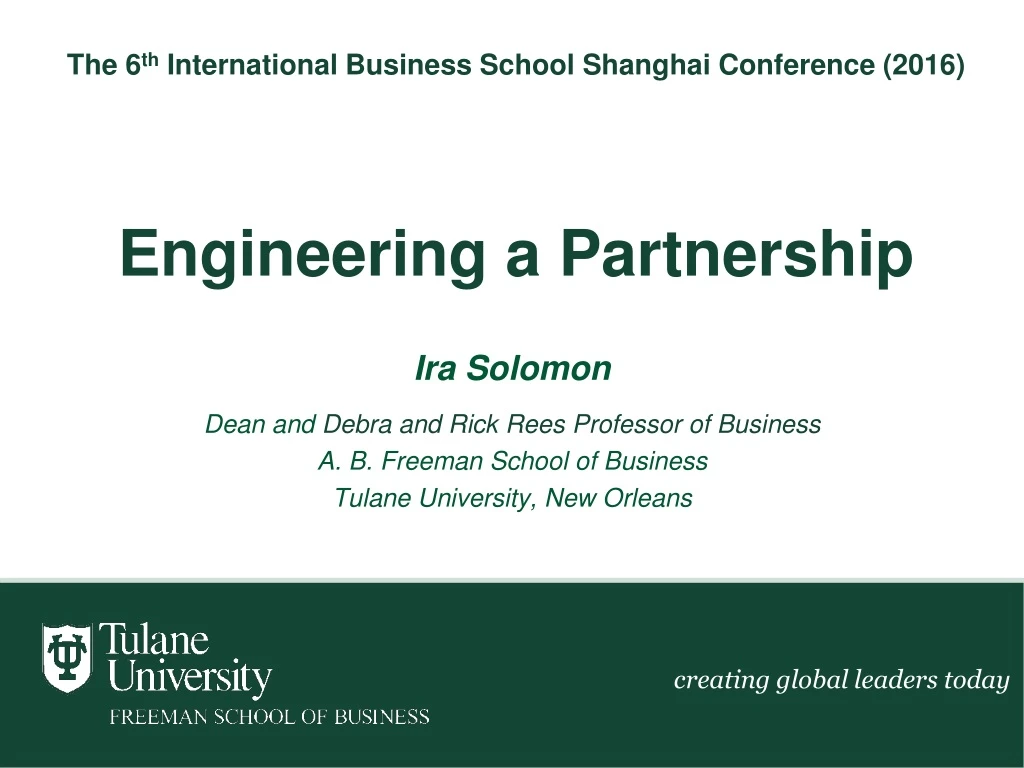 engineering a partnership