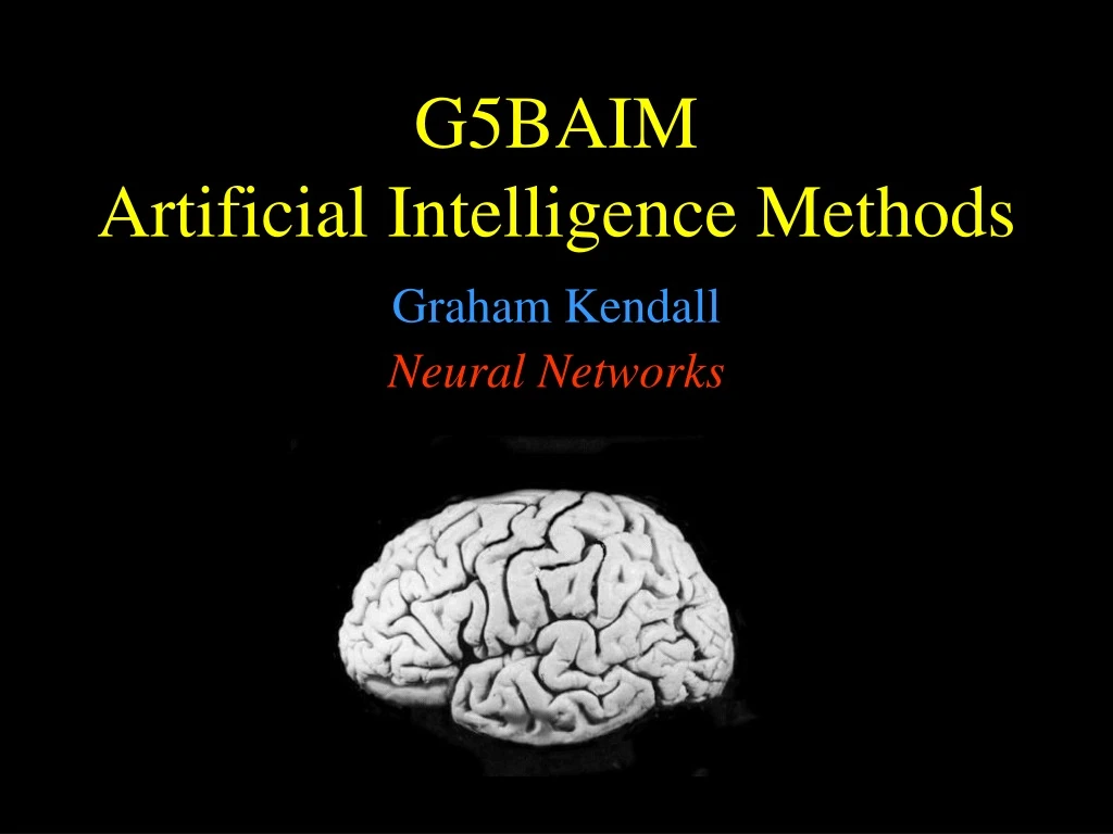 g5baim artificial intelligence methods