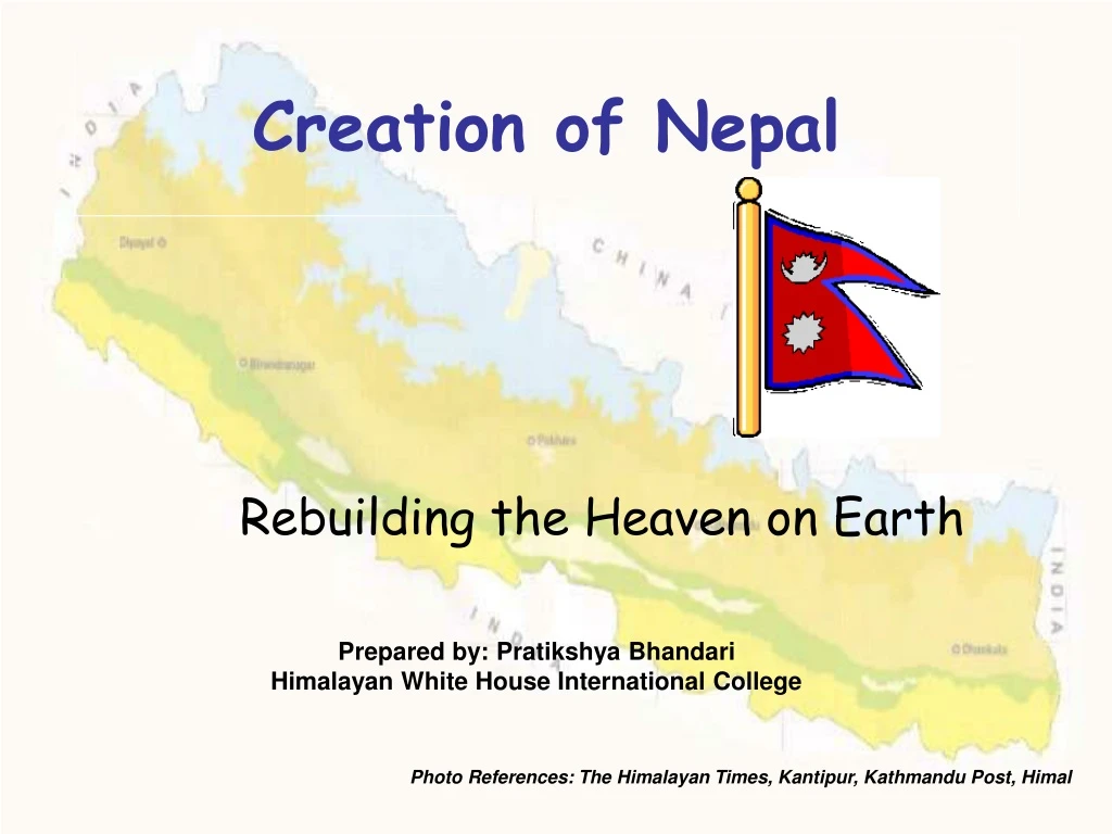 creation of nepal