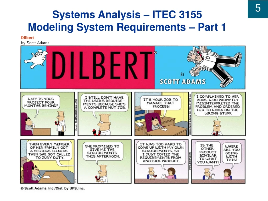 systems analysis itec 3155 modeling system requirements part 1