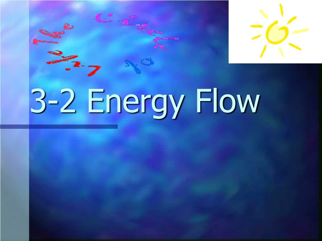 3 2 energy flow