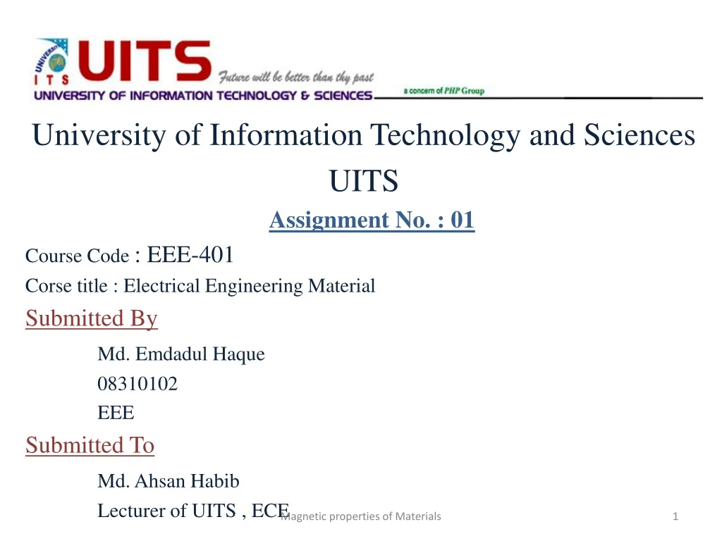 university of information technology and sciences