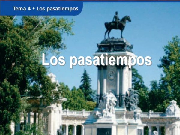 Los pasatiempos