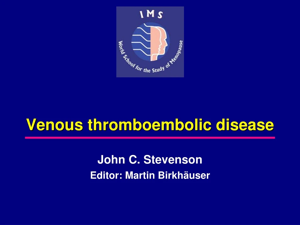 venous thromboembolic disease
