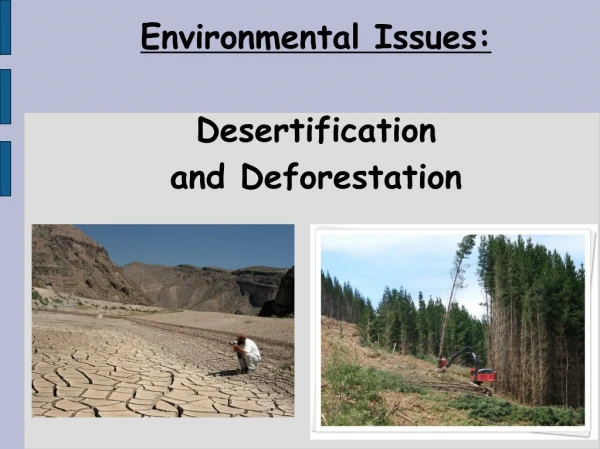 Environmental Issues:  Desertification  and Deforestation