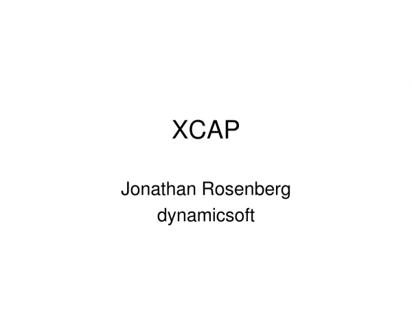 XCAP