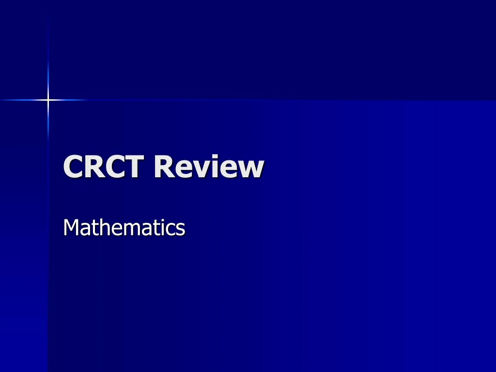 crct review