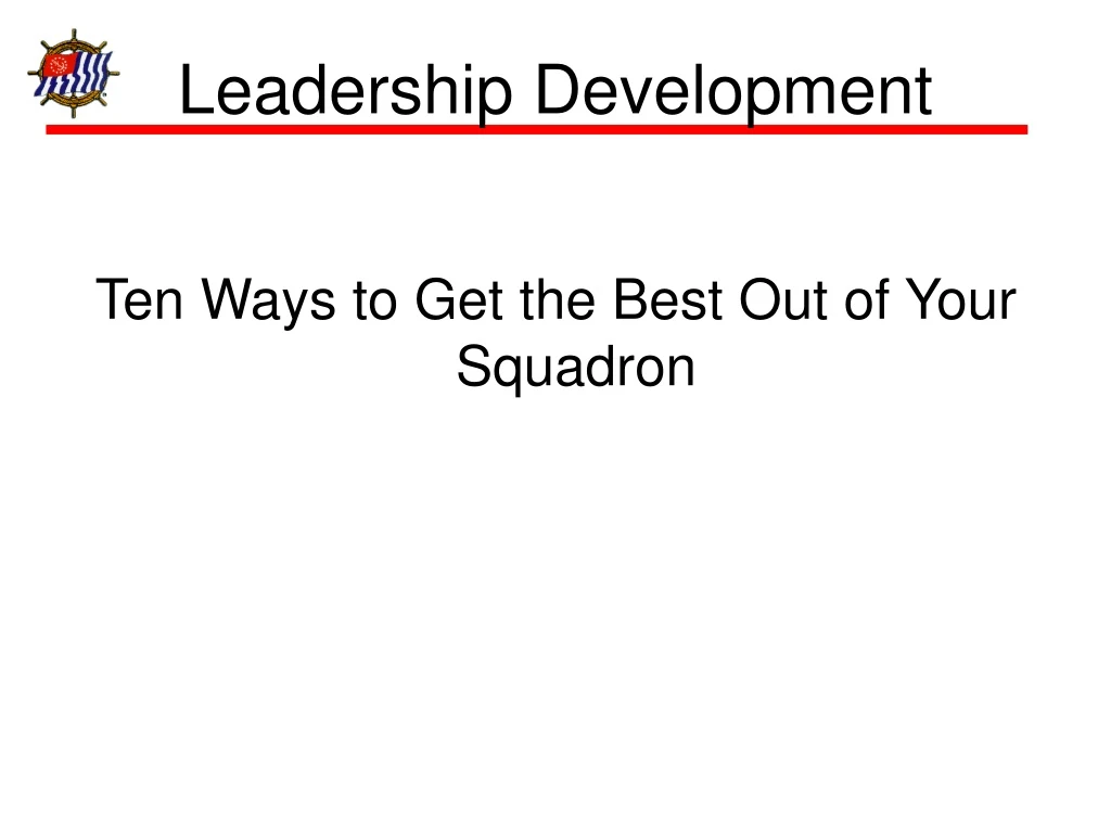 leadership development