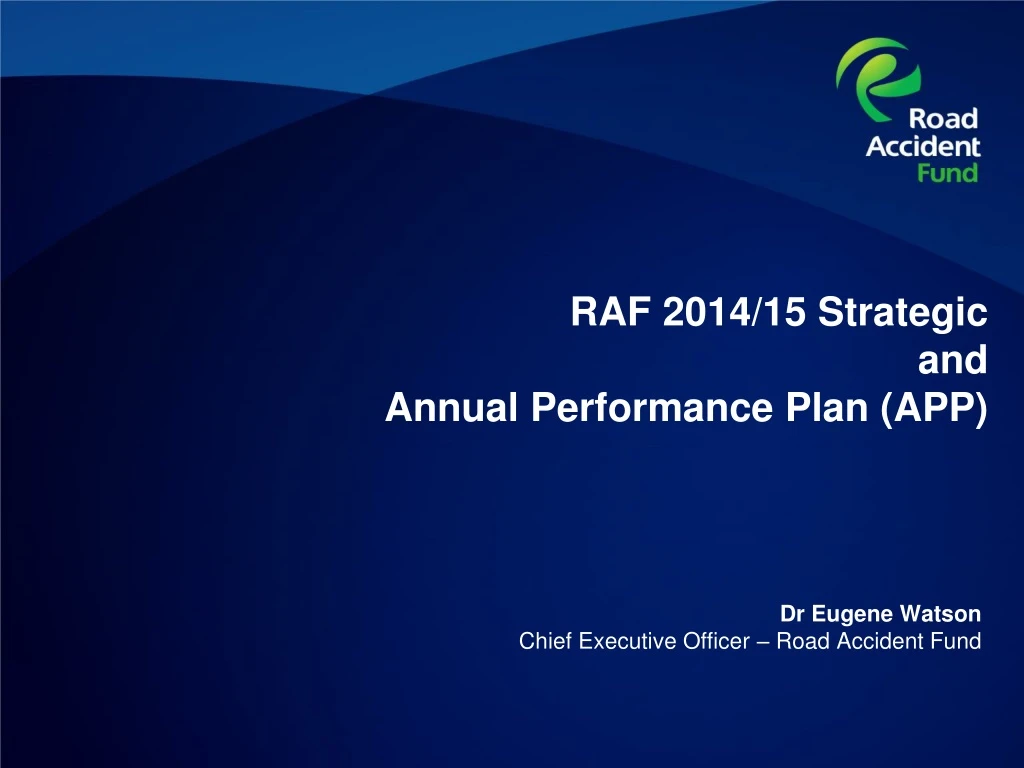 raf 2014 15 strategic and annual performance plan app