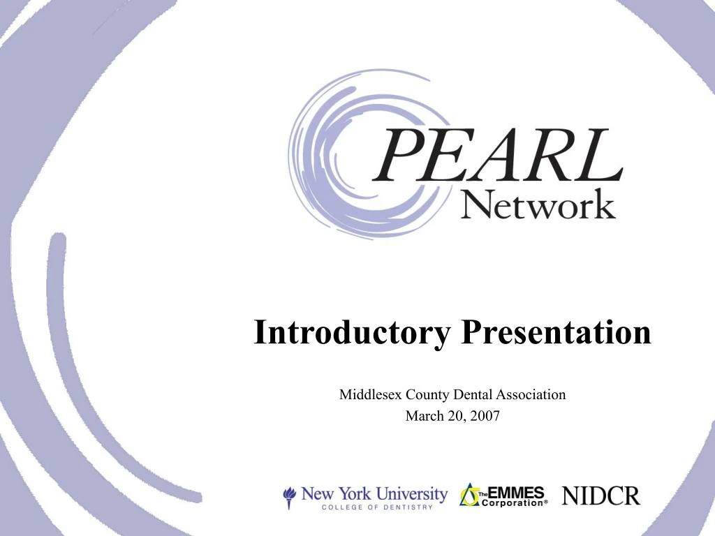 introductory presentation