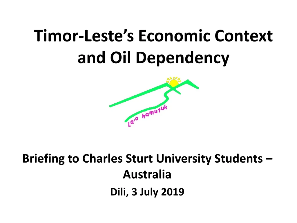 timor leste s economic context and oil dependency