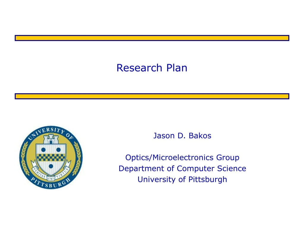 research plan