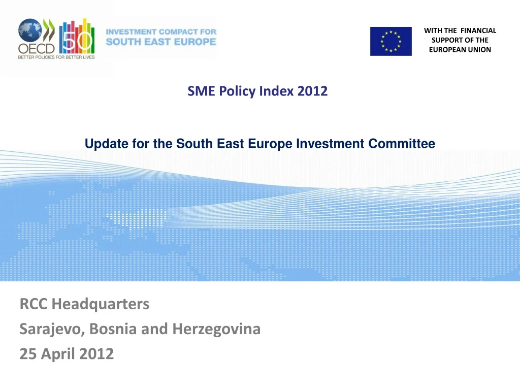 sme policy index 2012