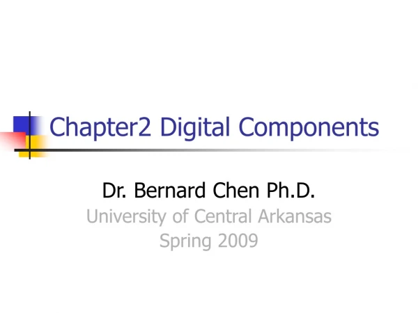 Chapter2 Digital Components