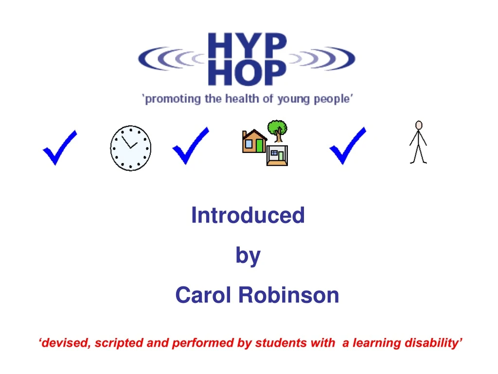 introduced by carol robinson