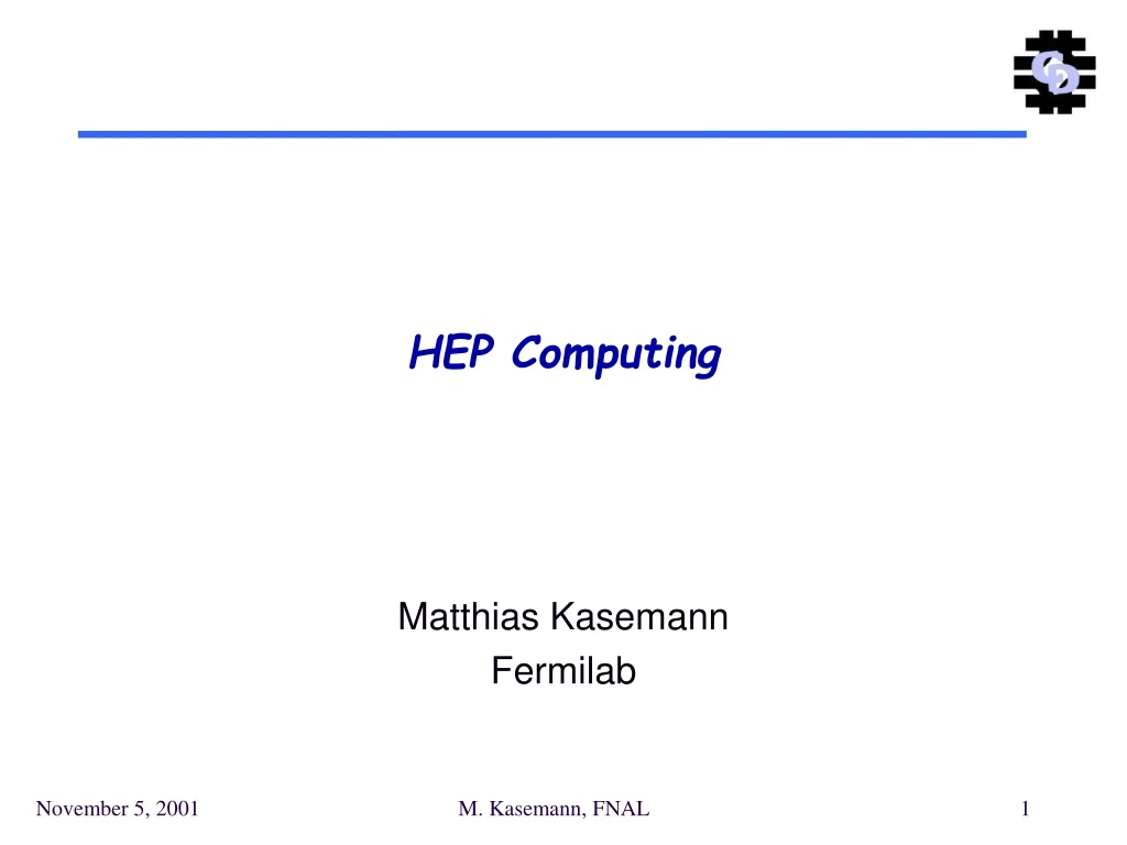 hep computing