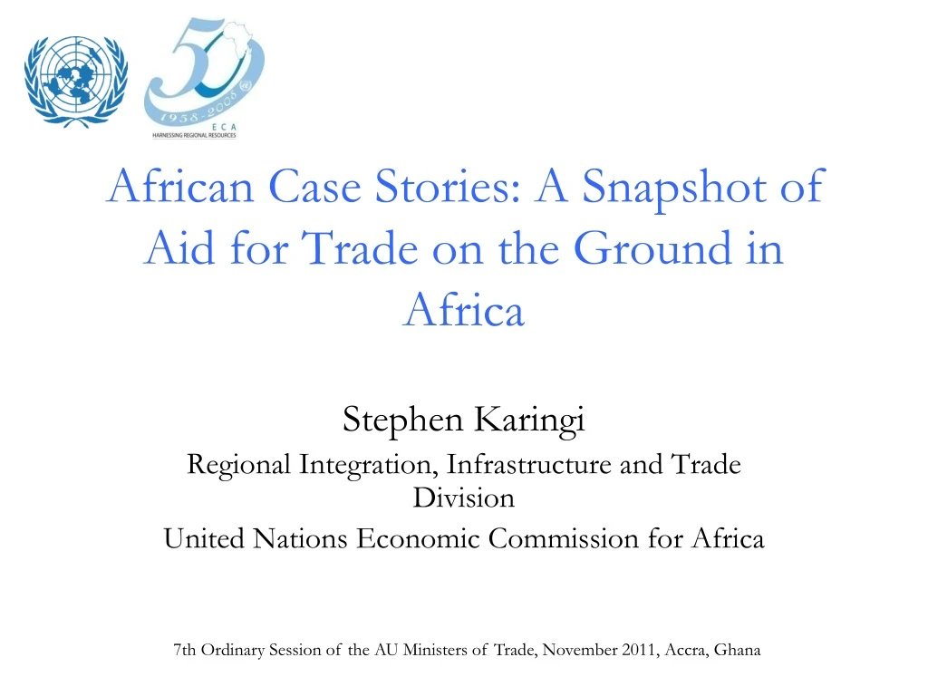 african case stories a snapshot of aid for trade on the ground in africa