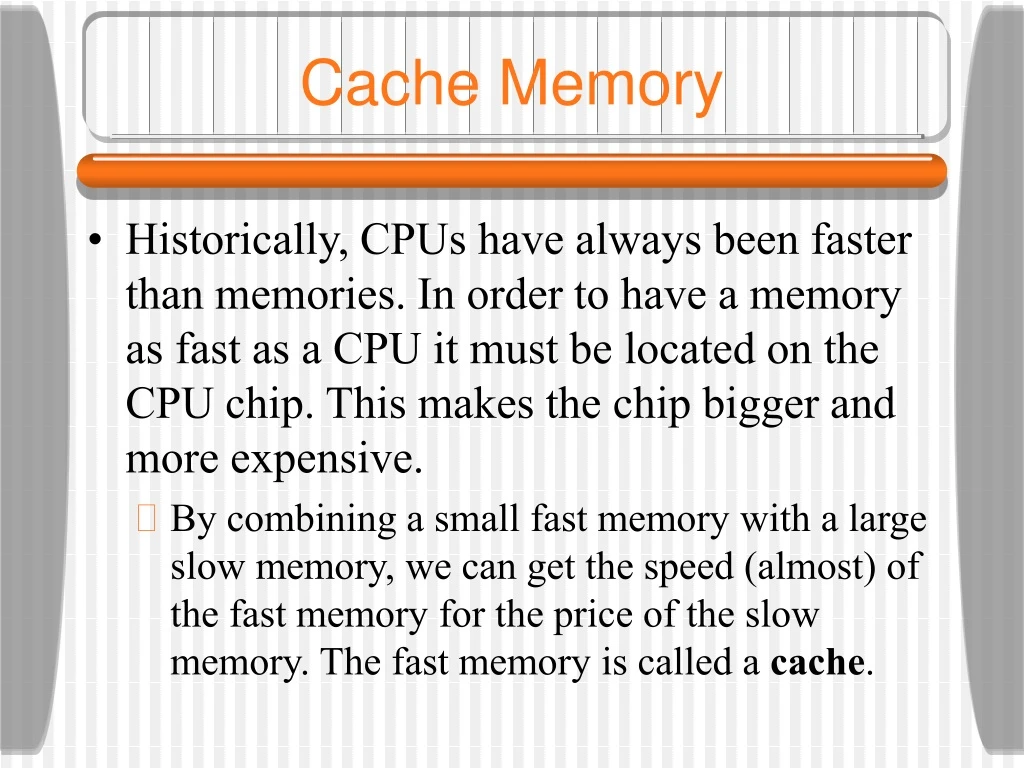 cache memory