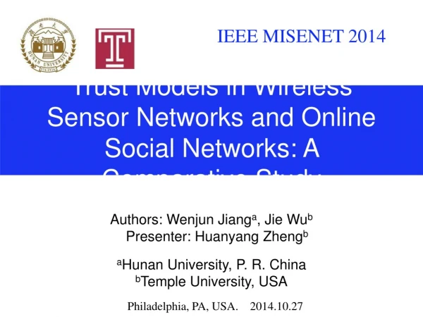 Trust Models in Wireless Sensor Networks and Online Social Networks: A Comparative Study