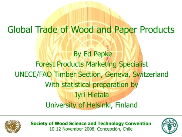 Global Trade of Wood and Paper Products