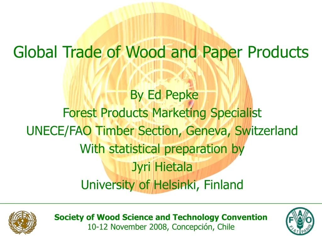 global trade of wood and paper products