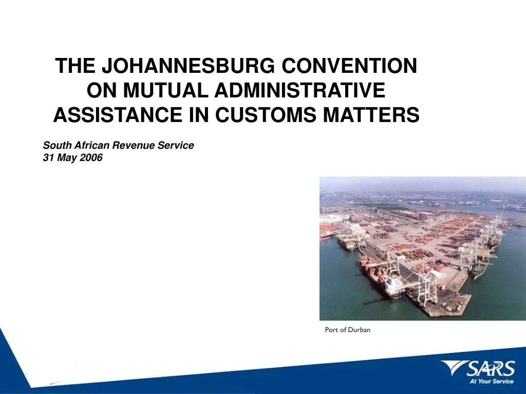 the johannesburg convention on mutual