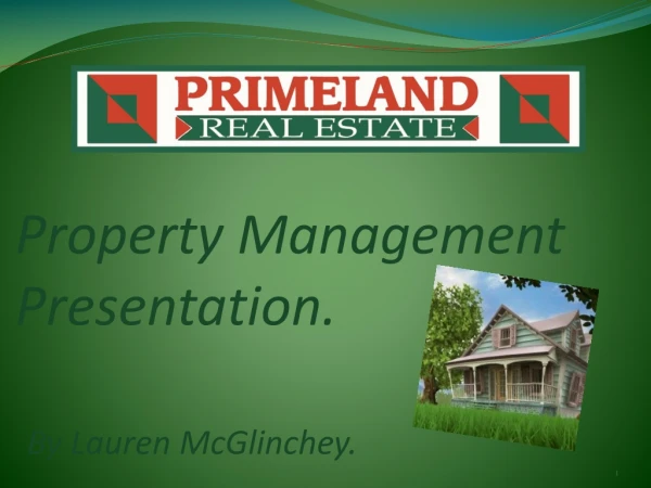 Property Management Presentation.
