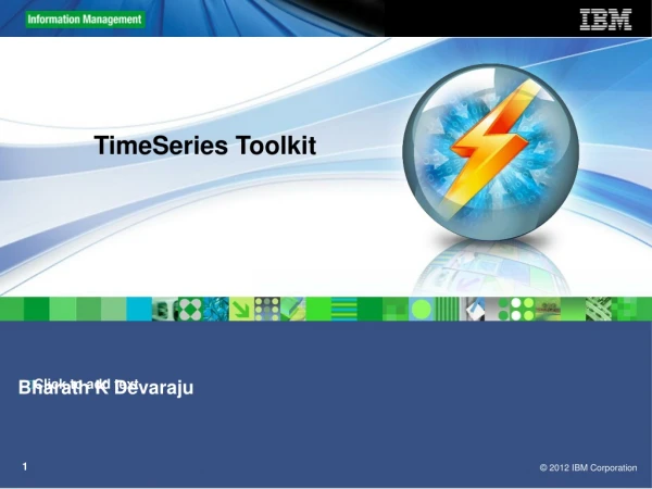 TimeSeries Toolkit