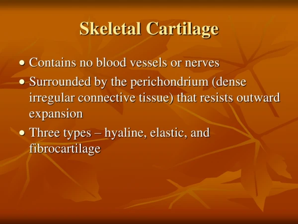 Skeletal Cartilage