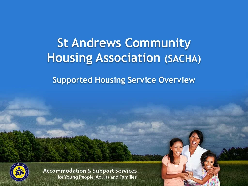 st andrews community housing association sacha supported housing service overview