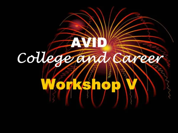 AVID College and Career