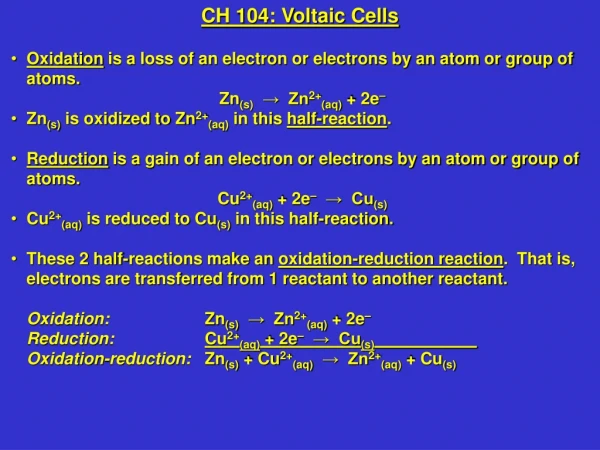 Oxidation  is a loss of an electron or electrons by an atom or group of atoms.