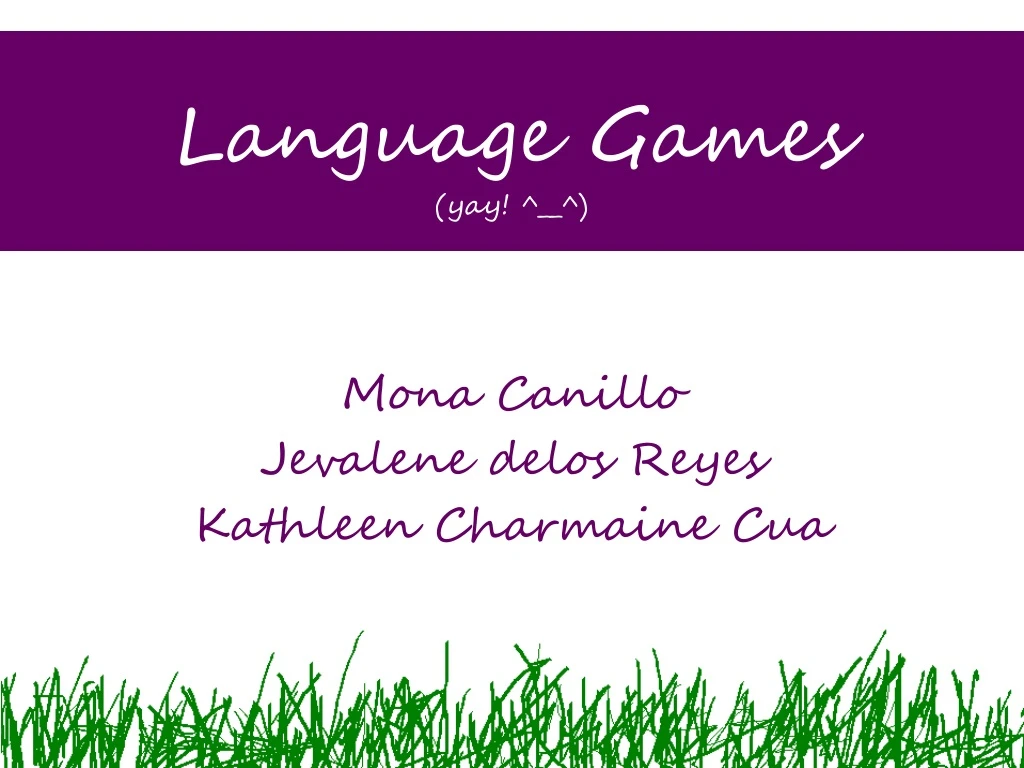 language games yay