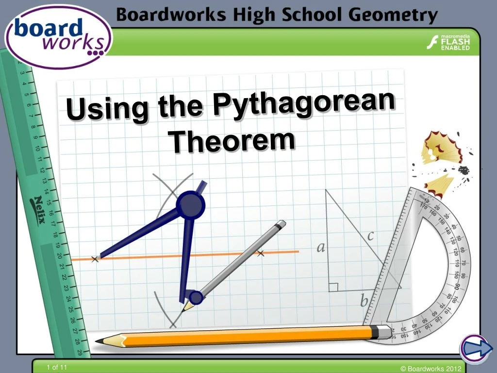 using the pythagorean theorem