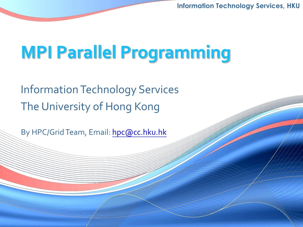 mpi parallel programming