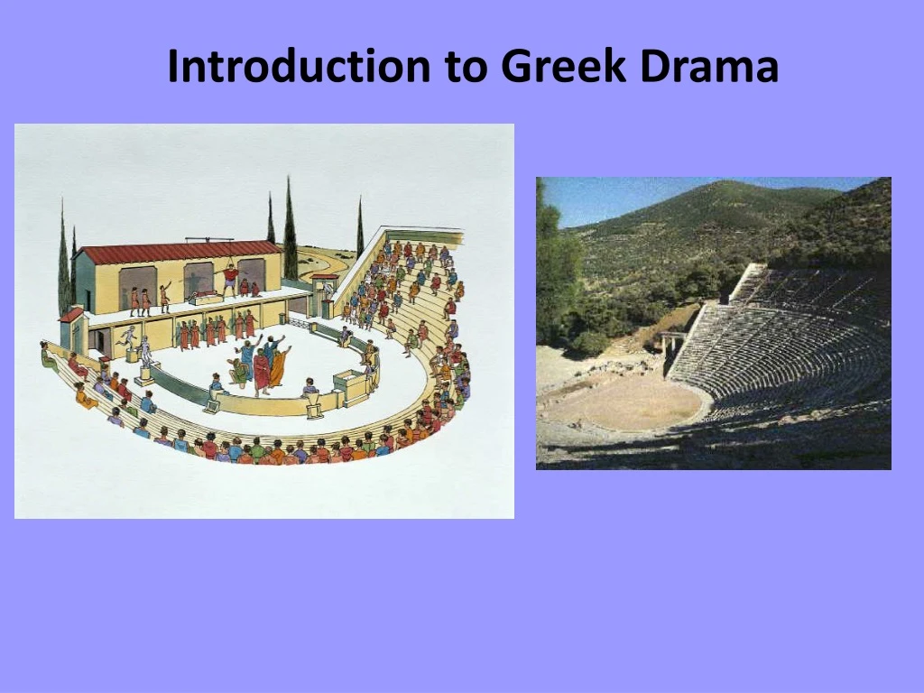 introduction to greek drama