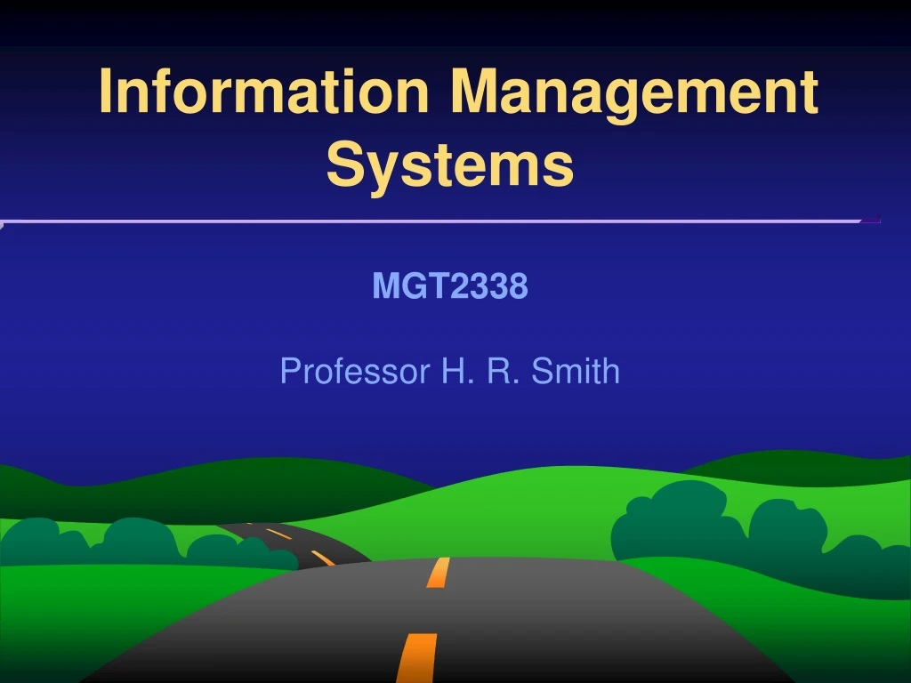 information management systems