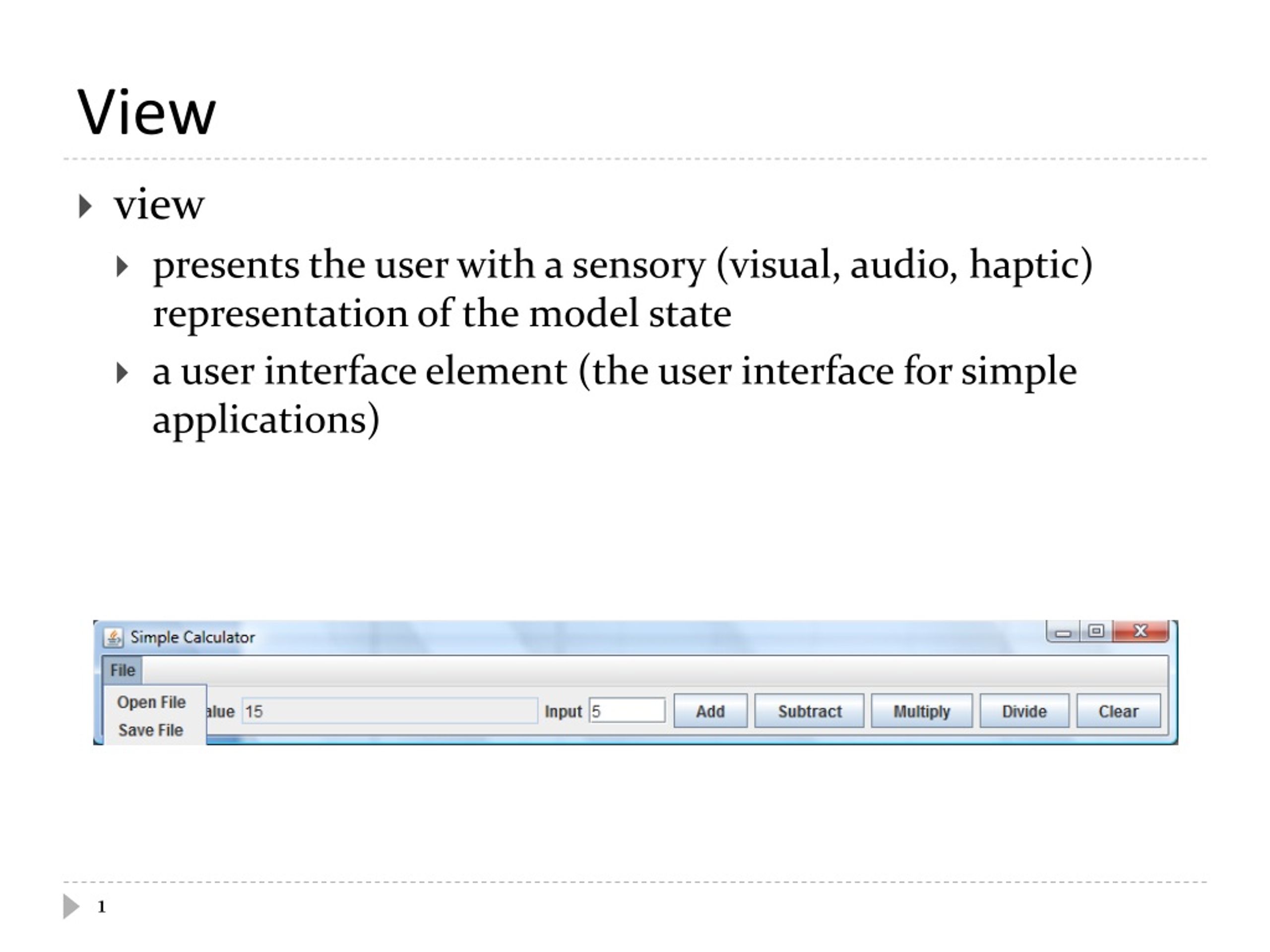 Interactive Java UI Design Guide - slide 1