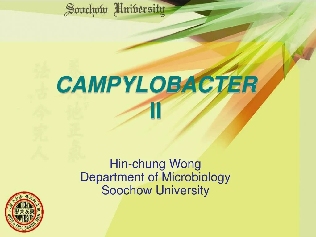 campylobacter ii