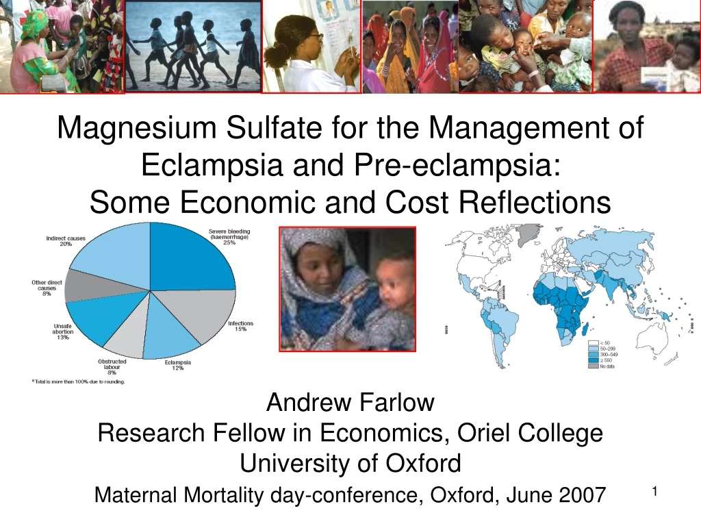 magnesium sulfate for the management of eclampsia