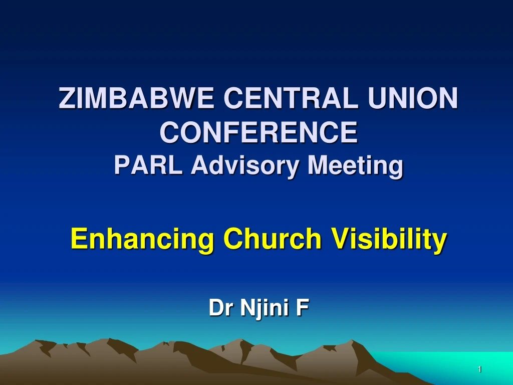 zimbabwe central union conference parl advisory meeting