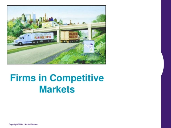 Firms in Competitive Markets