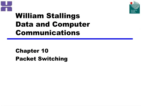 William Stallings Data and Computer Communications