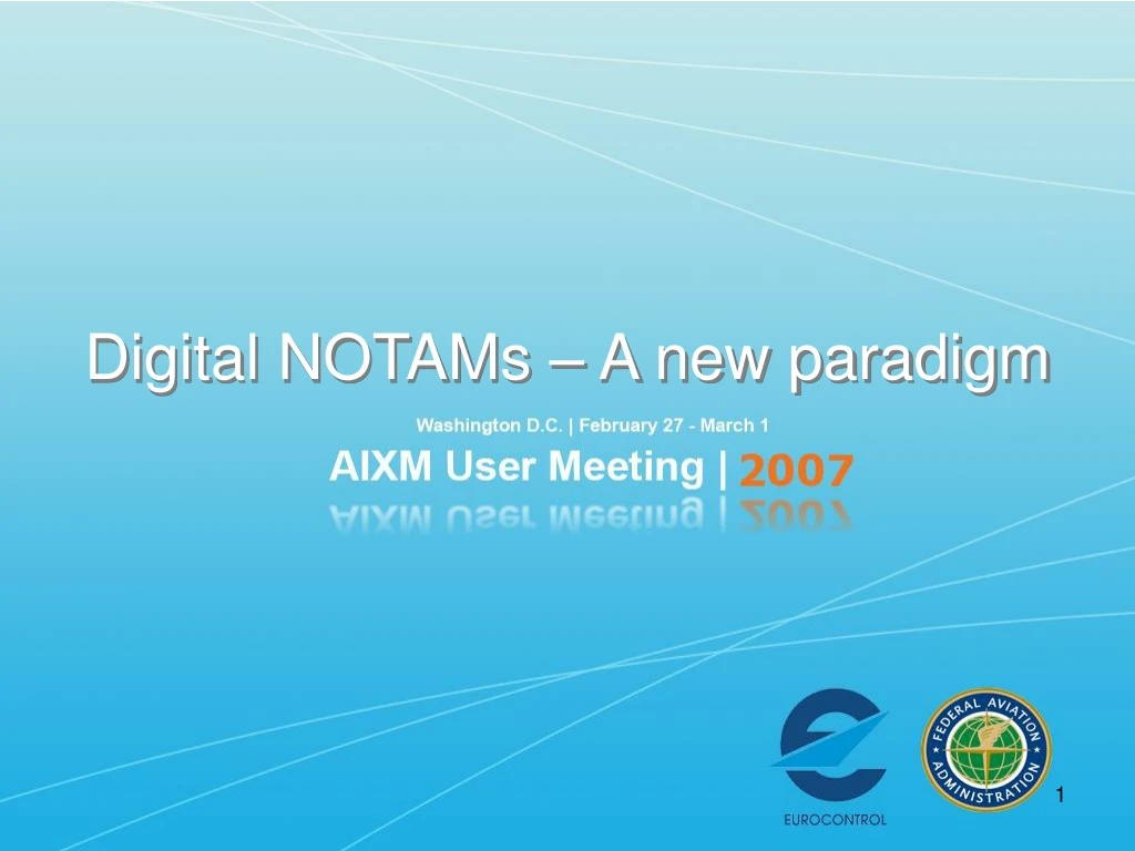 digital notams a new paradigm