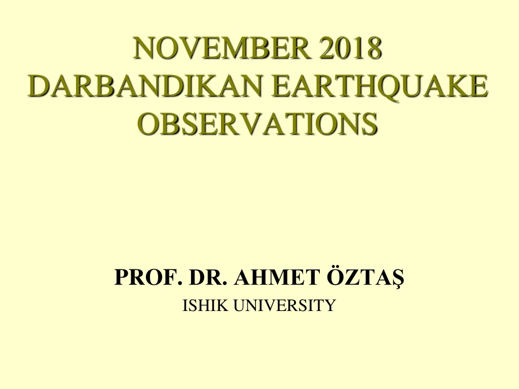 november 2018 darbandikan earthquake observations